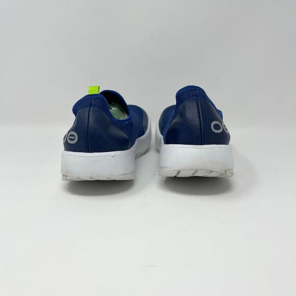 Oofos OOMG Eezee Low Slip-On Shoe Navy Womens 6 Blue/White‎ Lightweight Comfort - Picture 3 of 9